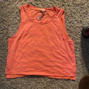 Size 6 Orange Lululemon tank top
